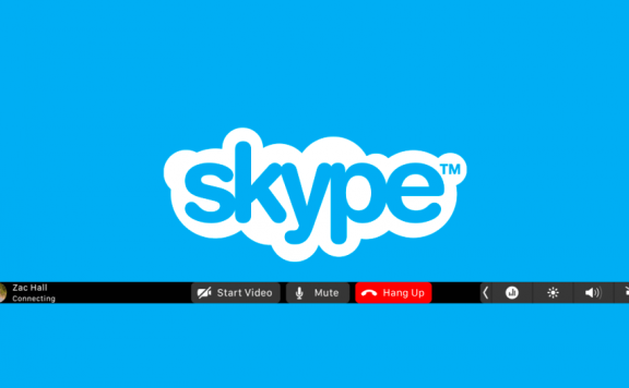 Skype dengan dukungan Touch Bar