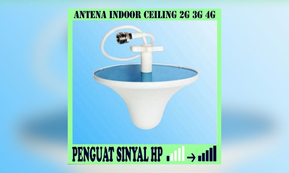 Antena Indoor Ceiling 2G 3G 4G Alat Pendukung Penguat Sinyal HP