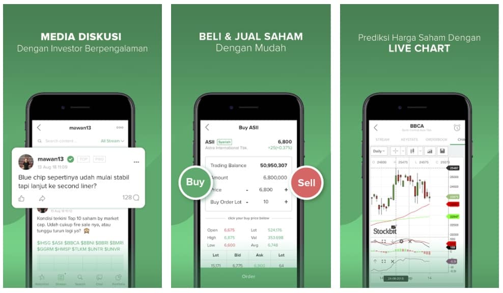 Aplikasi Stockbit - Investasi Saham Indonesia Online