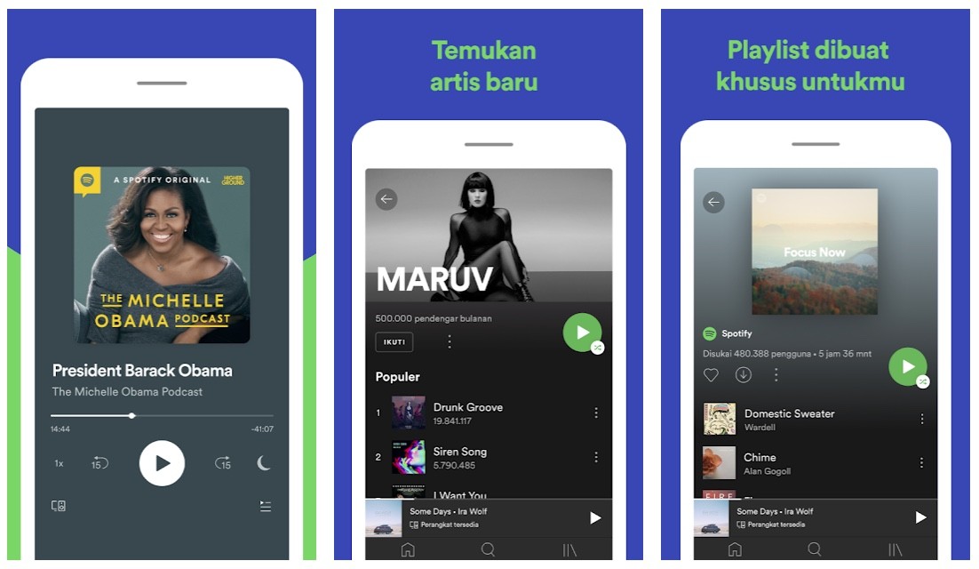 Spotify Listen to New Music and Play Podcasts